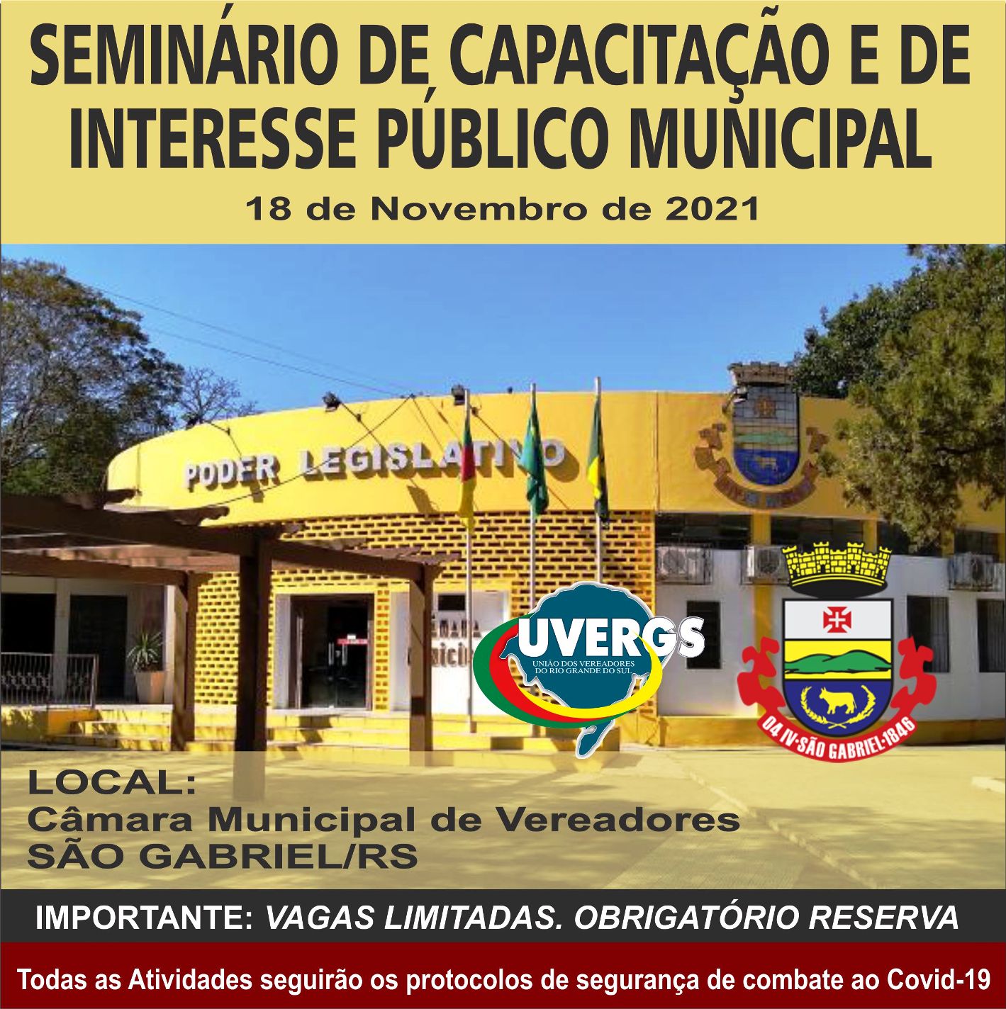 Seminário de Capacitação da UVERGS em São Gabriel - 18 de Novembro de 2021